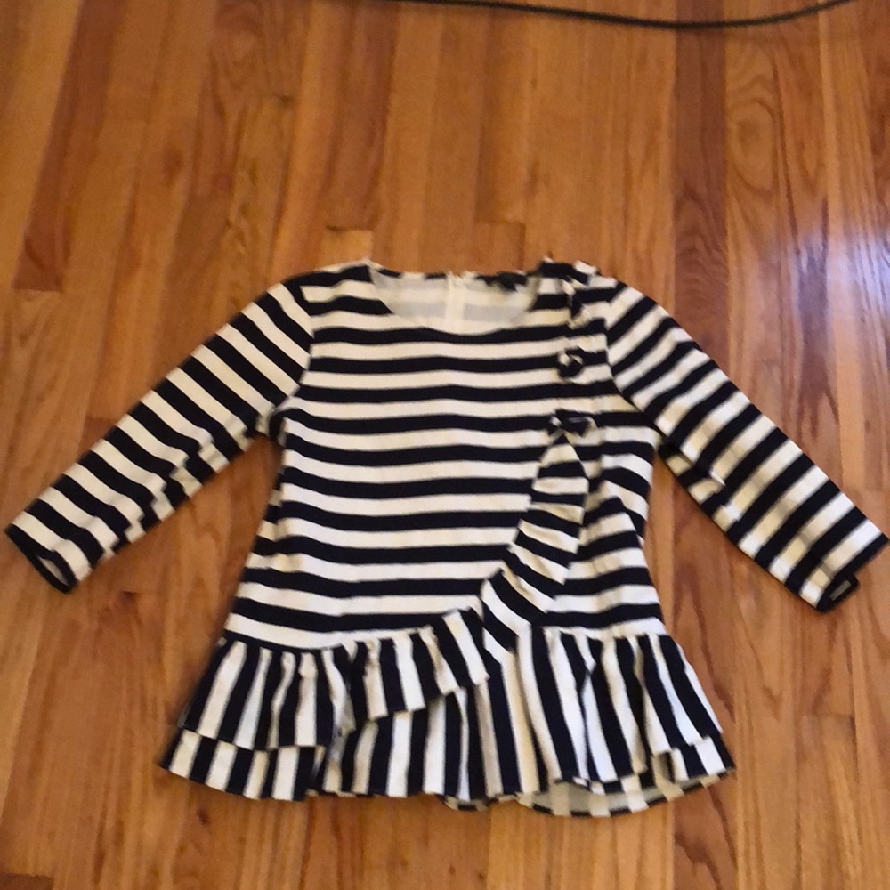 JCrew Peplum Ruffle Top
